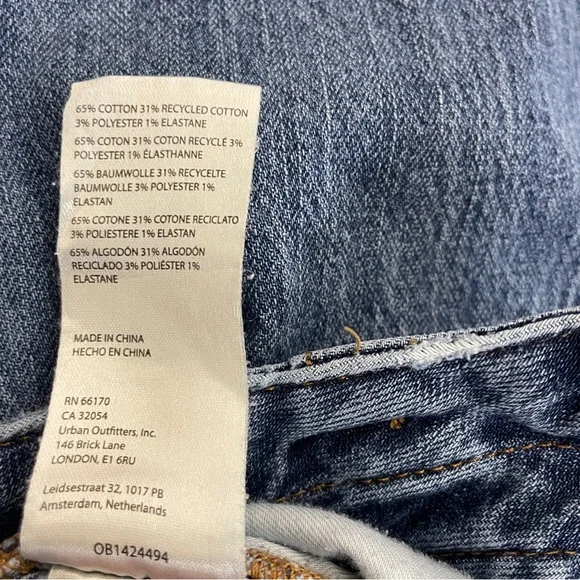 Anthropologie Pilcro Seamed High Rise Wide Leg Jeans Sz 26 - Picture 10 of 12